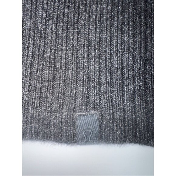 Lululemon Keep it Cozy Graphite Gray Silk Blend Sweater Dress 4 W1CFTS - Picture 13 of 16